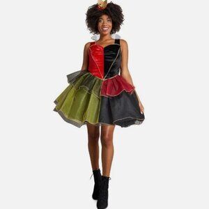 New Disney Store Queen of Hearts Costume Adult Size 2XL Alice in Wonderland